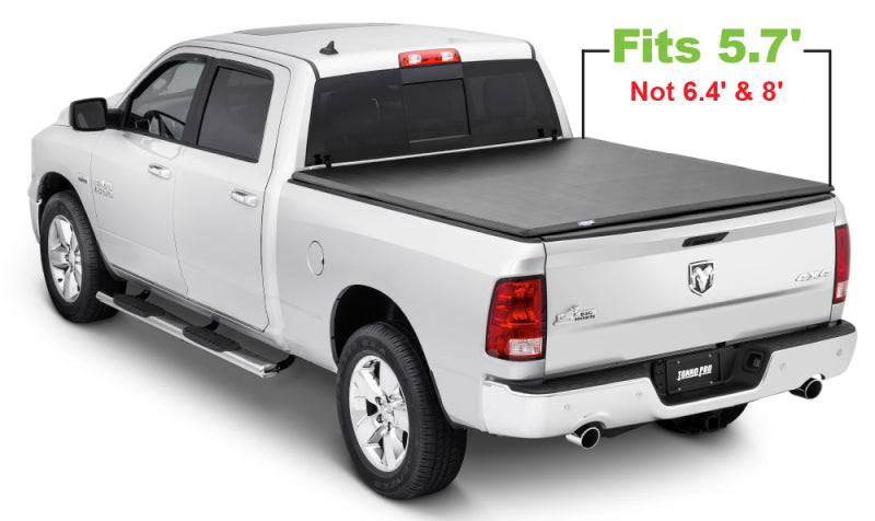Tonno Pro 42-201 09-19 Dodge RAM 1500 5.7ft Fleetside Tonno Fold Tri-Fold Tonneau Cover