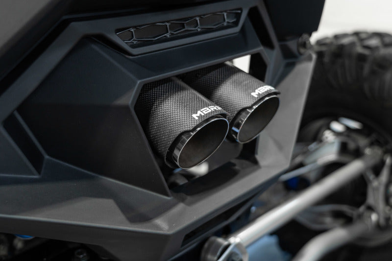 MBRP AT-9533PT 22-23 Polaris RZR Pro R Single Slip-on Dual Outlet Performance Series