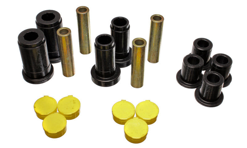 Energy Suspension 5.3137G 02-05 Dodge RAM 1500 2WD Black Front Control Arm Bushing Set