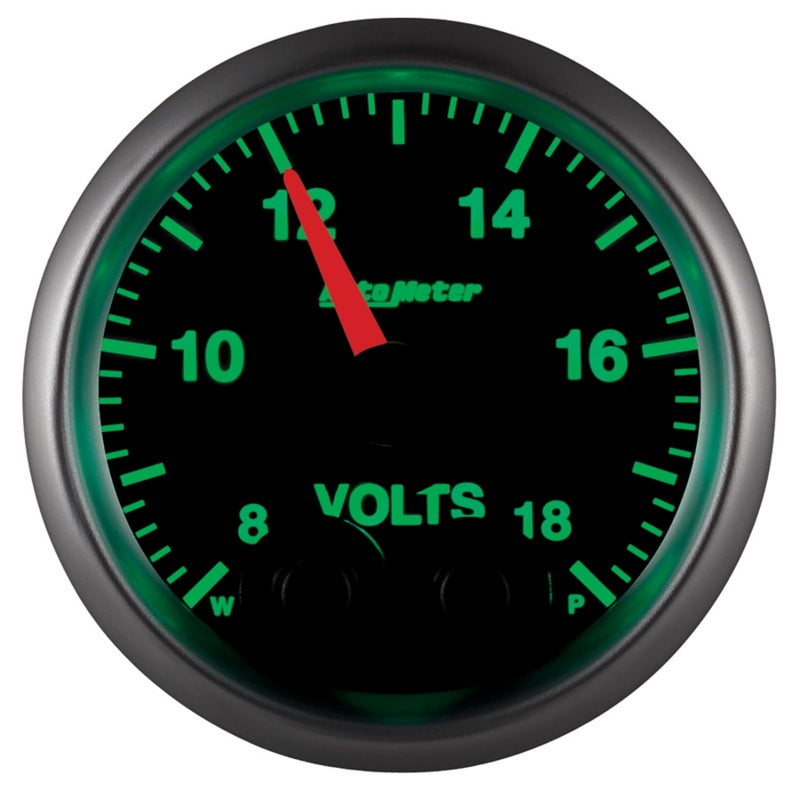 Autometer ATM5683 2-1/16 E/S Voltmeter Gauge - 8-18 Volts