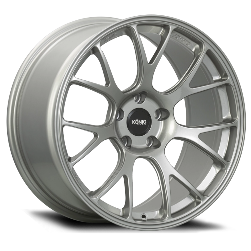 Konig F1M0851425S Forged F1M 18X10.5 5X114.3 ET25 Ash Silver Knurled Bead