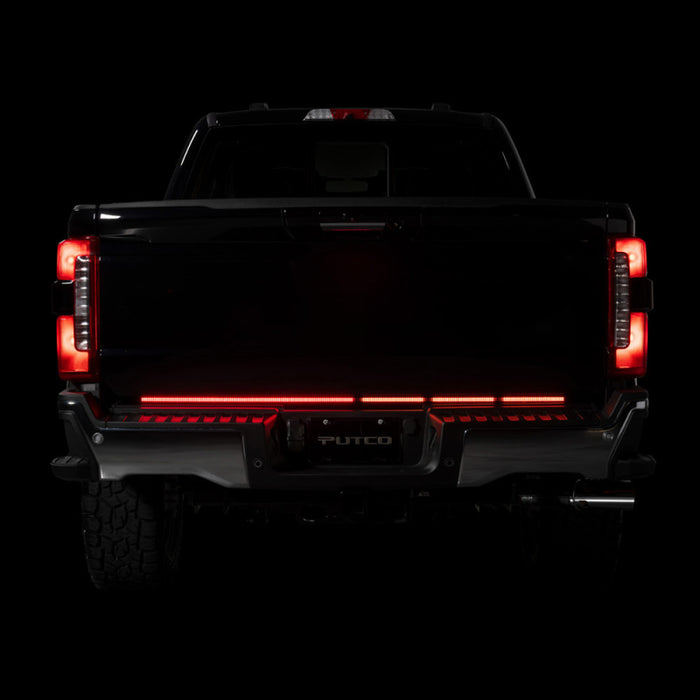 Putco 760060-26 23-24 Ford SuperDuty F-250/F-350/F-450 60In Freedom Tailgate Bars w/ LED Taillamps Blade
