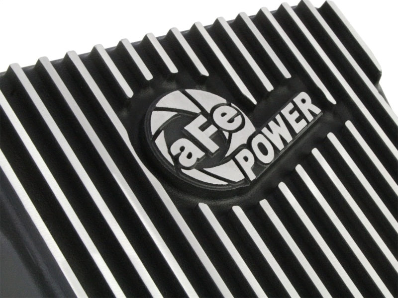 aFe 46-70072 Power Cover Trans Pan Machined Trans Pan GM Diesel Trucks 01-12 V8-6.6L Machined