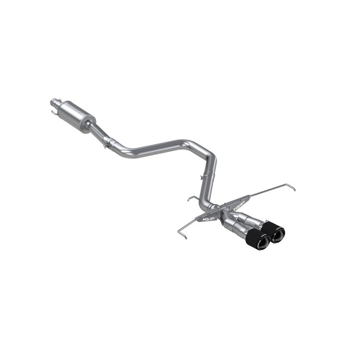 MBRP S47053CF 2019+ Hyundai Veloster Turbo Cat Back - T304 Stainless - Carbon Fiber Tip