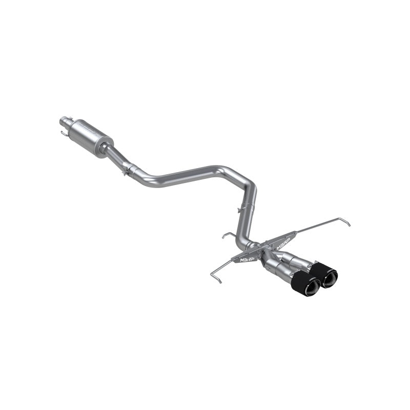 MBRP S47053CF 2019+ Hyundai Veloster Turbo Cat Back - T304 Stainless - Carbon Fiber Tip