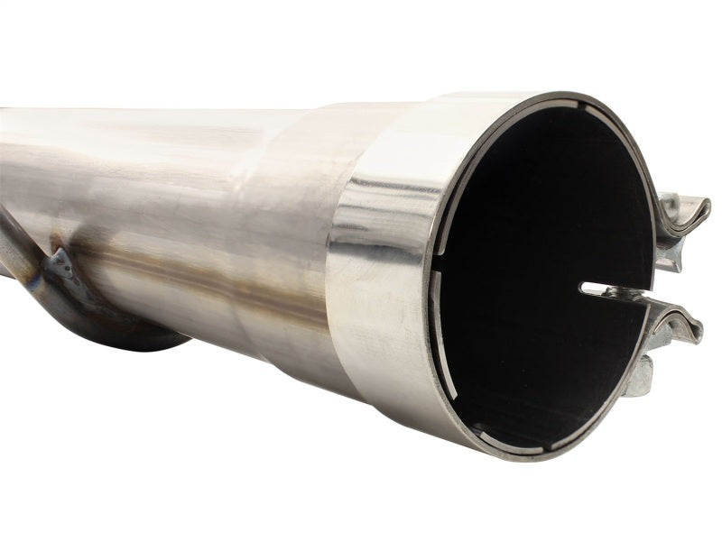 aFe 49-43076-P MACHForce XP Exhaust 3in-3.5in SS Single Side Ext CB w/ Polish Tip 99-04 Ford F-250 V8 5.4L/6.8L