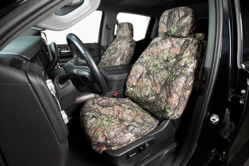 Covercraft SSC3475CAMB 19-24 Chevrolet Silverado Carhartt Camo SeatSaverFront Row Seat Covers - Mossy Oak