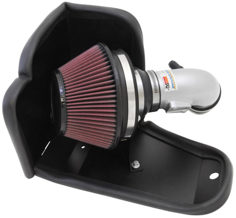 K&N Engineering 69-1020TS K&N 12-13 Honda Civic 1.8L L4 Silver Typhoon Intake