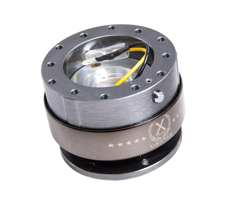NRG SRK-200GM Quick Release Gen 2.0 - Gunmetal Body / Titanium Chrome Ring