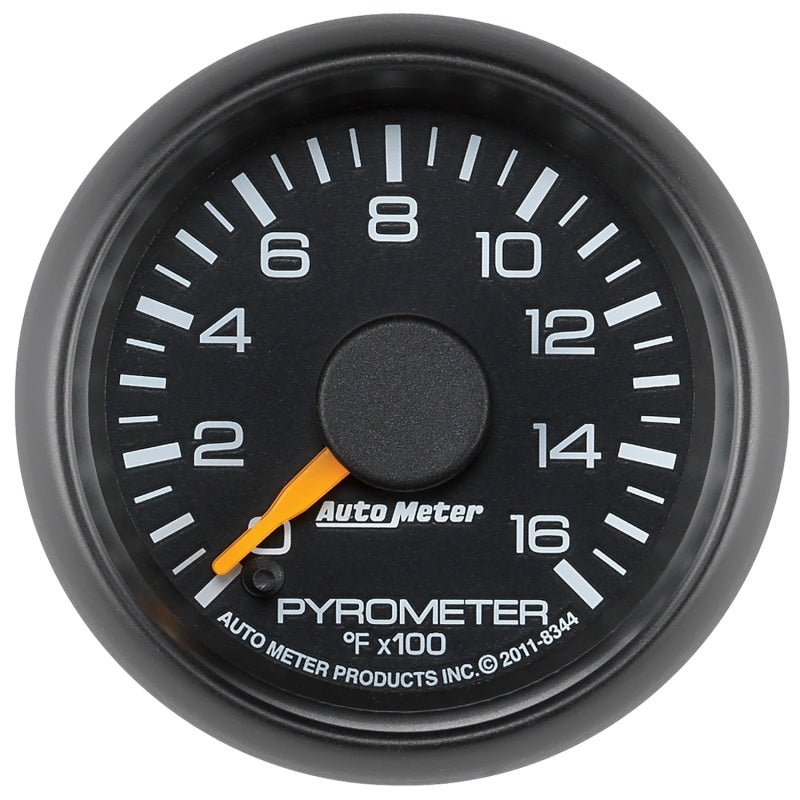AutoMeter 8344 Autometer Factory Match GM 2-1/16in 1600 Degree Electric Pyrometer (EGT) Gauge