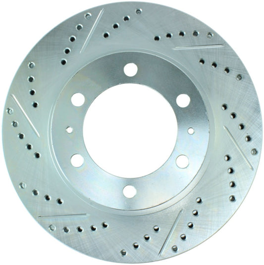 Stoptech 227.44129R StopTech Select Sport 12-14 Toyota FJ Cruiser SportStop Slotted & Drilled Front Right Rotor