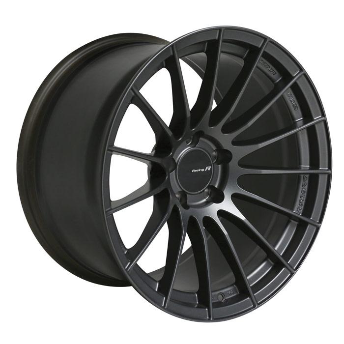 Enkei 484-895-6522GM RS05-RR 18x9.5 22mm ET 5x114.3 75 Bore Matte Gunmetal Wheel Evo 8/9 350z (MOQ 40)