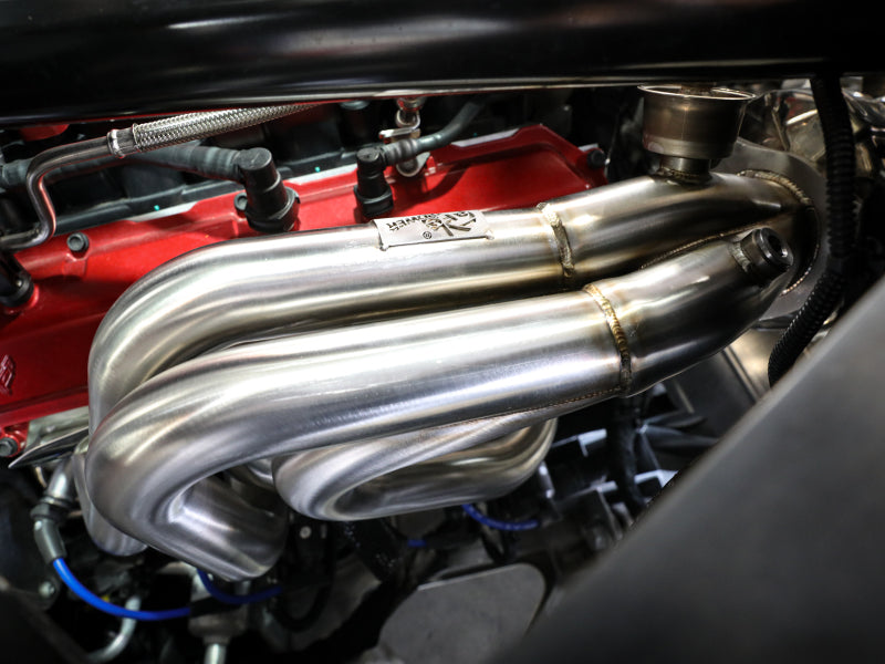 aFe 48-34148-T Twisted 304SS Header 2020 Chevy Corvette (C8) 6.2L V8 - Titanium Ceramic Coated