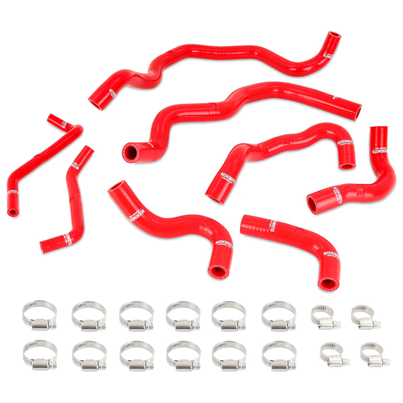 Mishimoto MMHOSE-Q50-16ANCRD 2016+ Infiniti Q50/Q60 3.0T Ancillary Coolant Hose Kit - Red