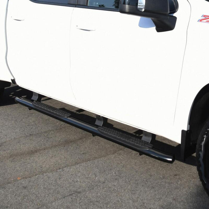 Westin 21-24135 2019-2026 Chevy Silverado/Sierra 1500 Crew Cab Non LD PRO TRAXX 4 Oval Nerf Step Bars - Black