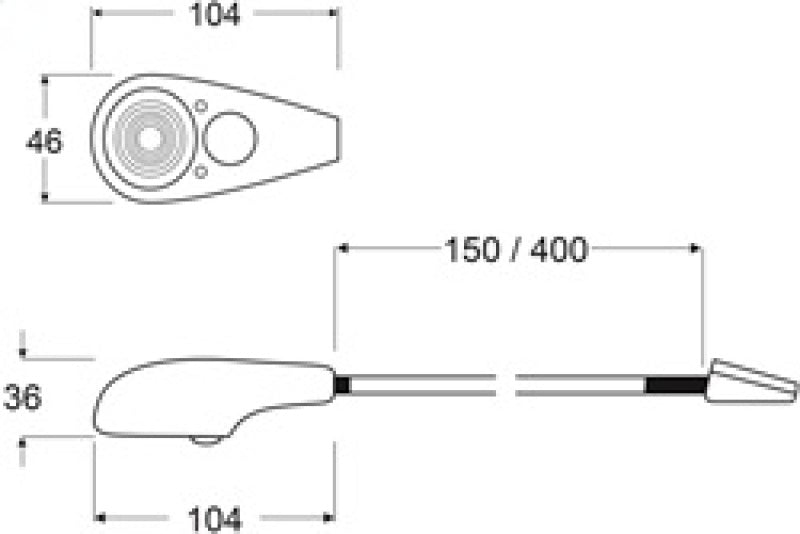 Hella 343720622 Interiorlamp 400 Bic Md931V Black 2Ja