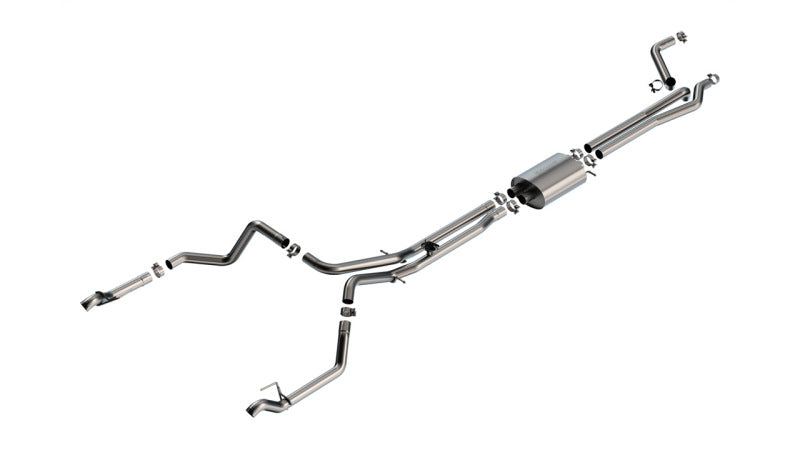 Borla 140999 24-25 Chevy Silverado 1500 (6.2L V8) S-Type Cat Back - Factory Tips