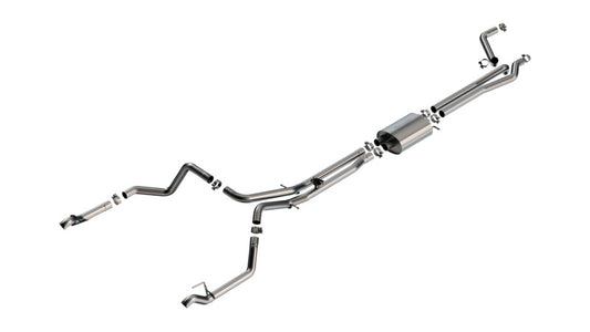 Borla 140999 24-25 Chevy Silverado 1500 (6.2L V8) S-Type Cat Back - Factory Tips