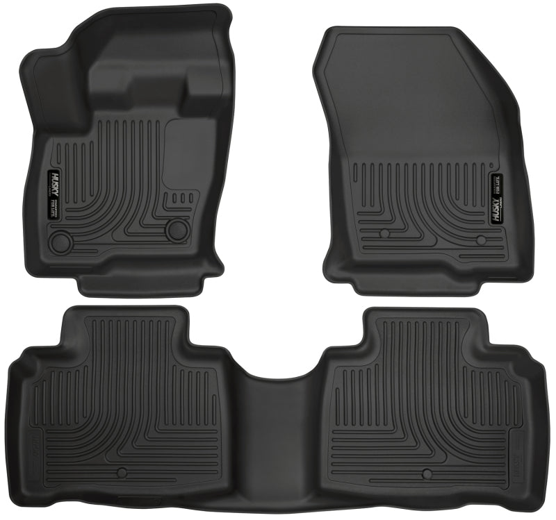 Husky Liners 99311 2016 Lincoln MKX WeatherBeater Combo Black Floor Liners