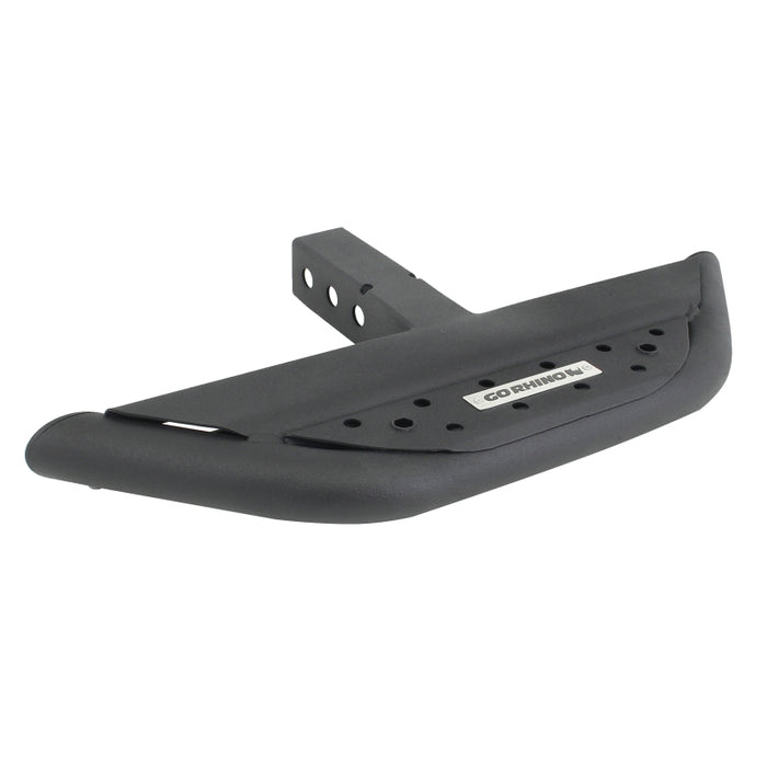 Go Rhino DSS618T Dominator Xtreme Hitch Step (2in Receivers) - 18in Long - Tex. Blk