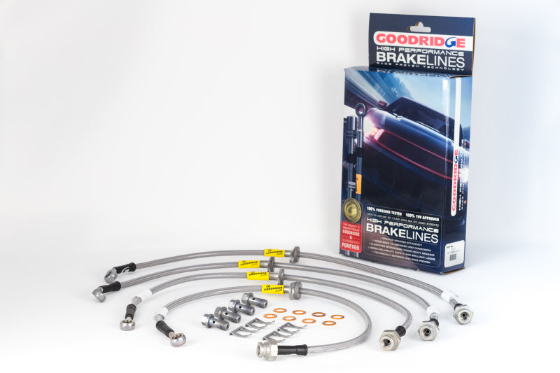 Goodridge 12227 12-15 Chevrolet Camaro (ZL1 Only) Stainless Steel Brake Line Kit