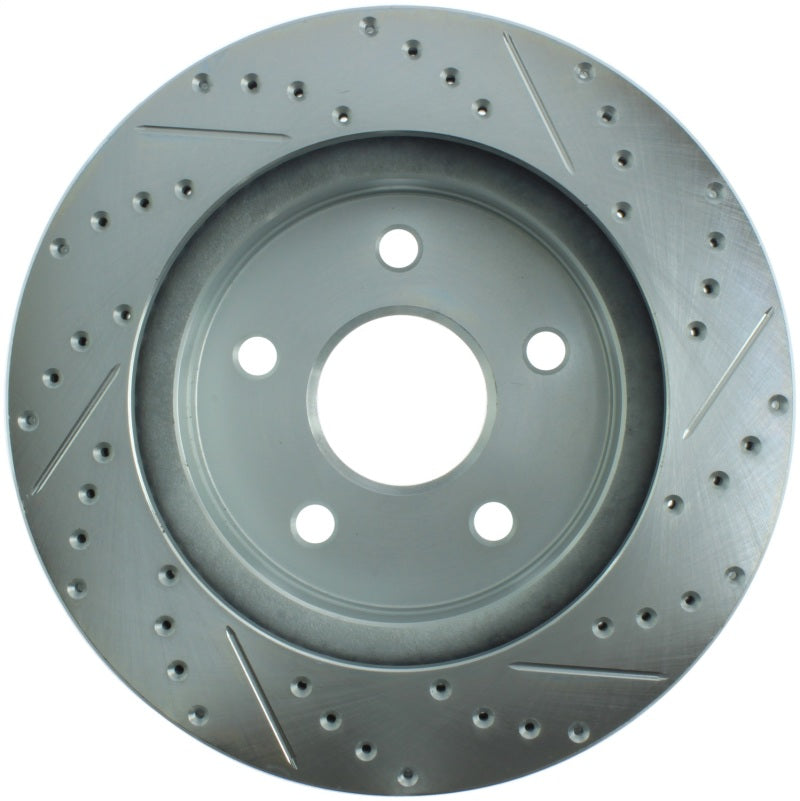 Stoptech 227.67053R StopTech Select Sport 04-09 Dodge Durango / 02-05 RAM 1500 Slotted and Drilled Right Front Rotor