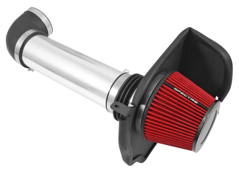 Spectre 9036 11-17 Dodge Challenger/Charger 5.7L V8 Air Intake Kit - Polished w/Red Filter