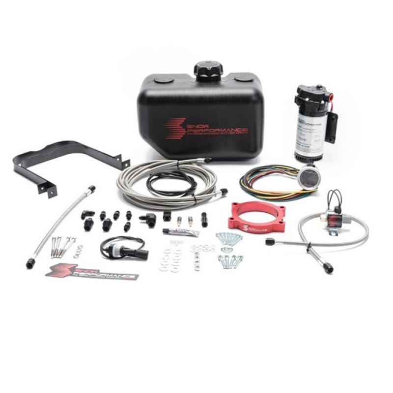 Snow Performance SNO-2161-BRD 16-17 Camaro Stg 2 Boost Cooler F/I Water Injection Kit (SS Braided Line & 4AN)