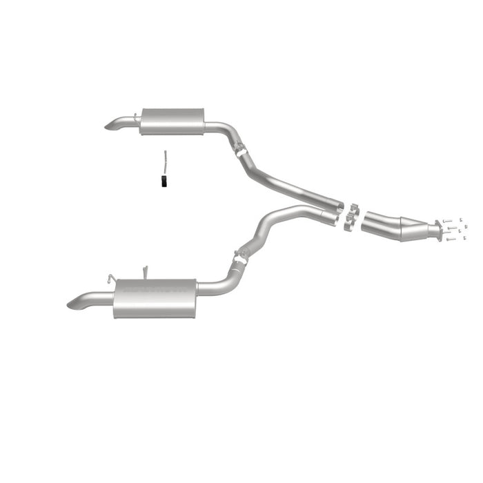 Magnaflow 16710 MagnaFlow 75-79 Chevy Corvette V8 5.7L Dual Split Rear Exit Stainless Cat-Back Perf Exhaust