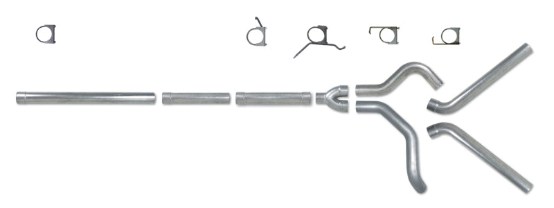Diamond Eye Performance K4236A-RP Diamond Eye KIT 4in Catback MFLR RPLCMENT PIPE DUAL AL: 2004.5-2007.5 DODGE CUMMINS 600