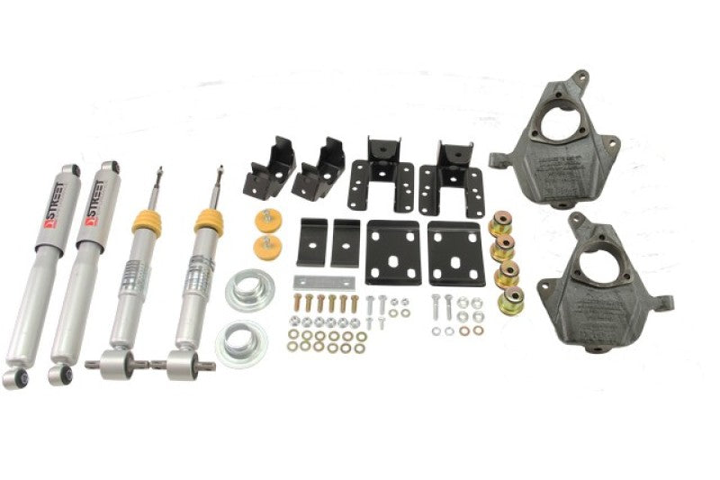 Belltech 992SP LOWERING KIT 14 Chev/GM Silverado/Sierra All Cabs 2WD 3in to 4in Front/7in Rear with Shocks