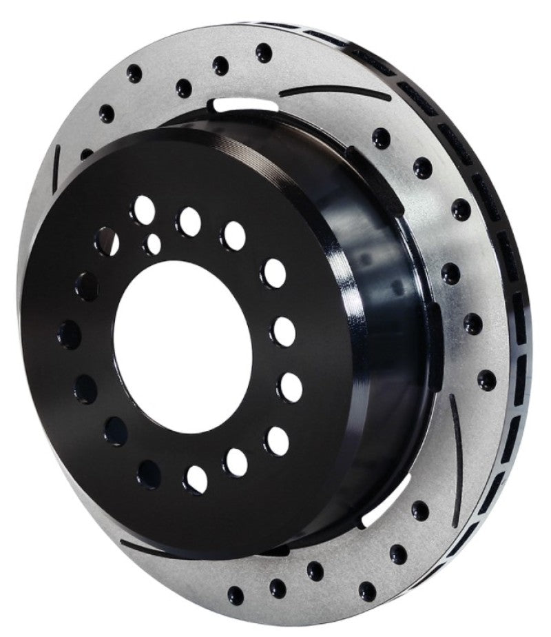 Wilwood 160-9812-BK Rotor-1.91in Offset-SRP-BLK-Drill-RH 12.19 x .810 - 5 Lug