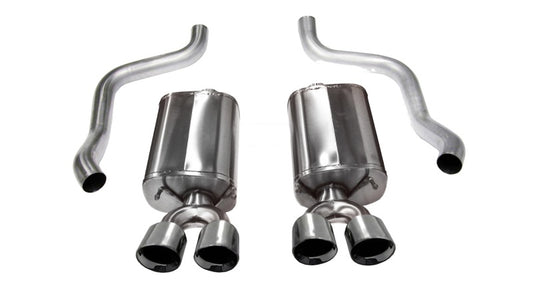 CORSA Performance 14108 Corsa 2009-2013 Chevrolet Corvette C6 6.2L V8 Polished Sport Axle-Back Exhaust