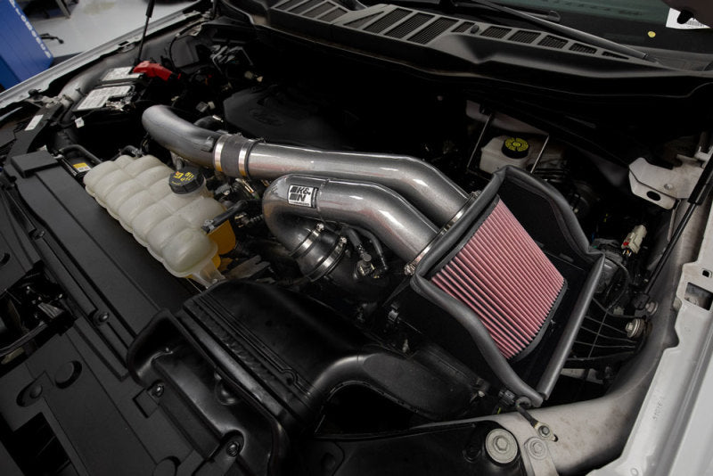 K&N Engineering 77-2617KC K&N 2015-22 Ford F-150 3.5L V6 Performance Air Intake System