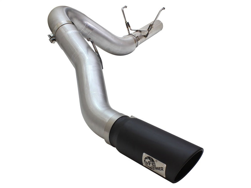 aFe 49-02051-1B MACHForce XP Exhaust Large Bore 5in DPF-Back Alu. 13-15 Dodge Trucks L6-6.7L (td) *Black Tip