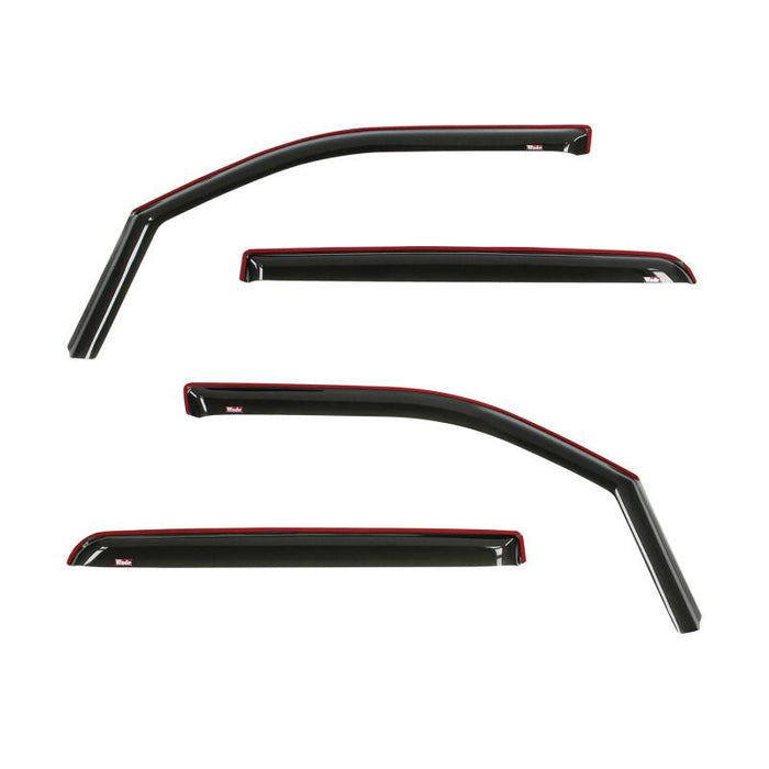 Westin 72-35407 19-22 RAM 1500 Crew Cab(Excl. 19-22 RAM 1500 Classic) In Channel Wind Deflector 4pc - Smoke