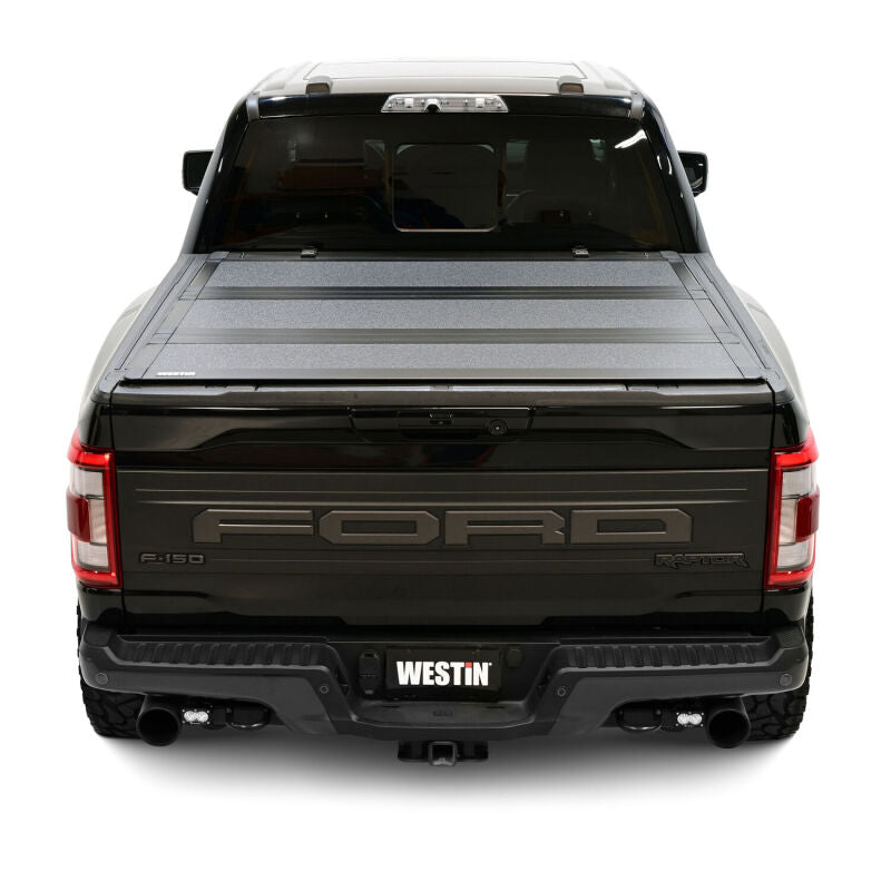 Westin 19-46355 15-25 Ford F-150 5ft. 7in. Bed Hard Tri-Fold Tonneau Cover - Black