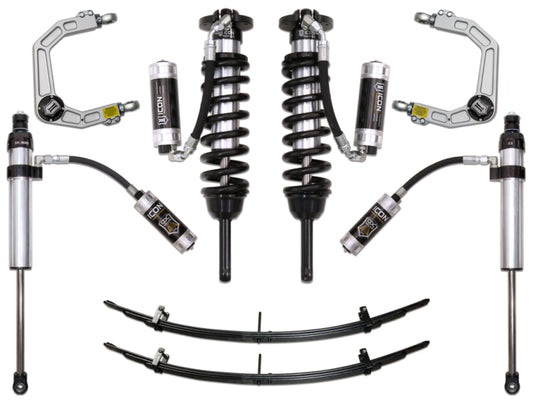ICON K53006 05-15 Toyota Tacoma 0-3.5in/2016+ Toyota Tacoma 0-2.75in Stg 6 Suspension System w/Billet Uca
