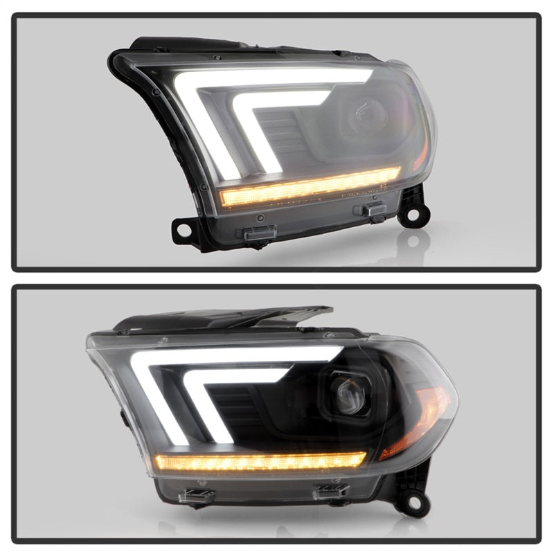 SPYDER 5088284 Spyder Dodge Durango 11-13 Halogen Model Only Projector Headlights - Black PRO-YD-DDU11SI-BK