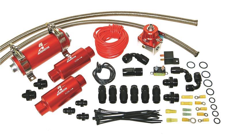 Aeromotive 17140 Belt Drive Pump Kit (P/N 11105) w/Gilmer Pulley and Mounting Bracket