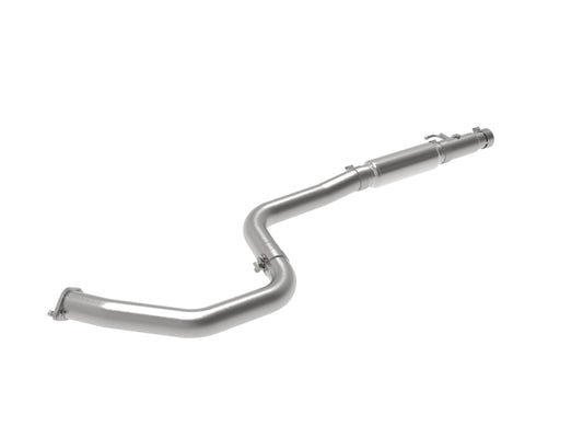 aFe 49-37013 Takeda 3in 304 SS Mid-Pipe Exhaust 19-20 Hyundai Veloster I4-1.6L(t)