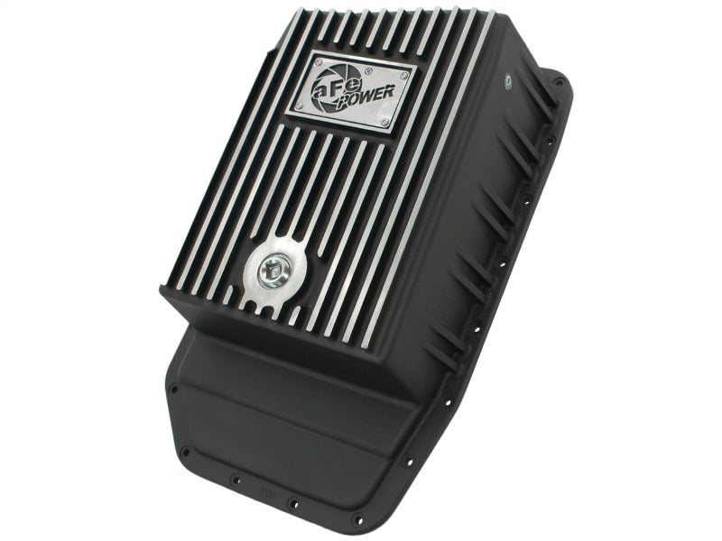 aFe 46-70172 Power Transmission Pan Black Machined 09-14 Ford 6R80 F-150 Trucks