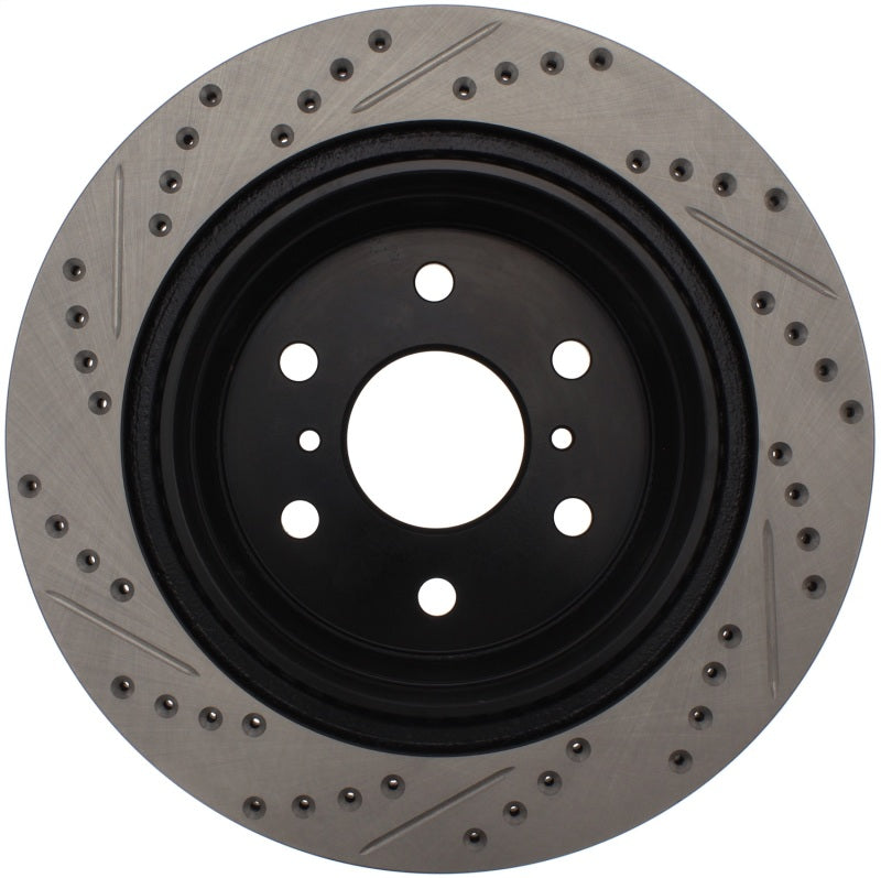 Stoptech 127.66065L StopTech 07-10 GMC Sierra (w/ Rear Drum) / 07-09 GMC Yukon Rear Left Slotted & Drilled Rotor
