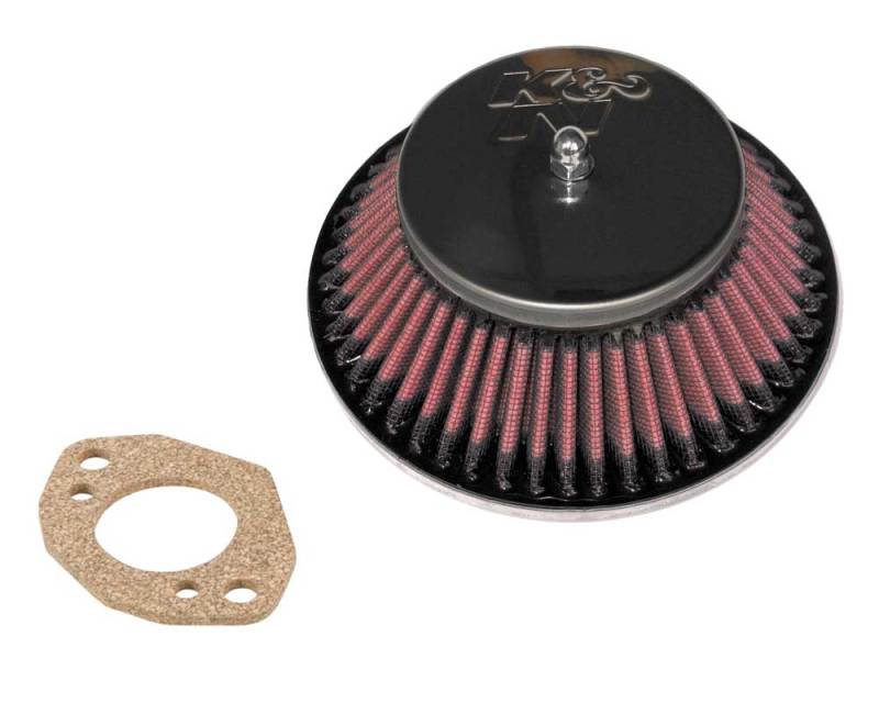 K&N Engineering 56-9320 K&N Custom Racing Assembly - Round Tapered - Red 1.375in Neck Flange - 2.25in Over Height