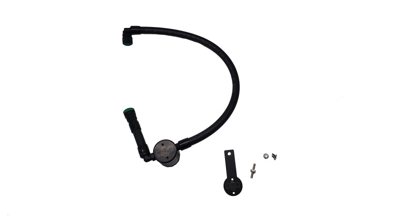 J&L 3074P-B 16-24 Dodge Durango / Jeep Grand Cherokee 3.6L Oil Separator 3.0 Passenger Side - Black Anod