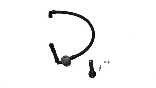 J&L 3074P-B 16-24 Dodge Durango / Jeep Grand Cherokee 3.6L Oil Separator 3.0 Passenger Side - Black Anod
