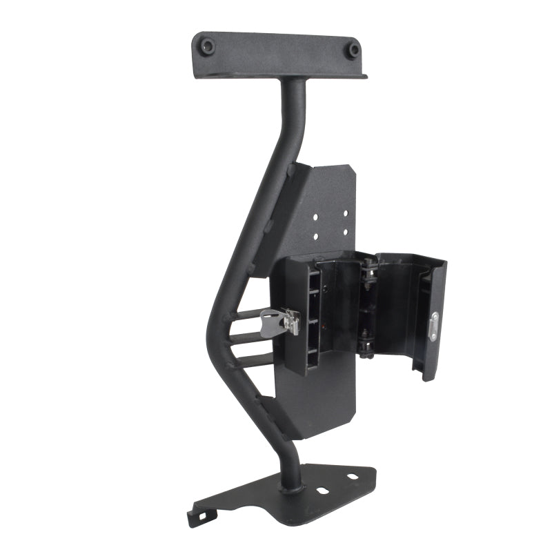 Go Rhino 701005T 18-24 Jeep Wrangler JL/JLU/JT Front Fender Jack Mount for Xventure Gear EG Jack - Tex. Blk