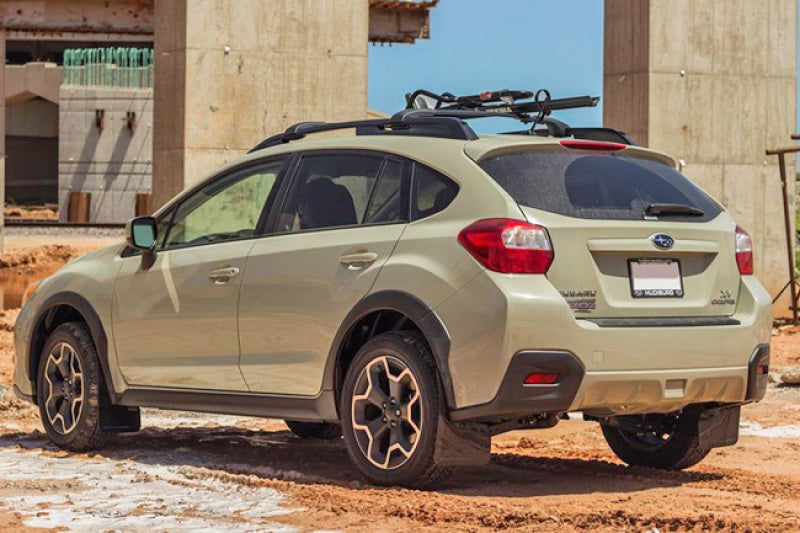 Rally Armor MF26-UR-RD/WH 13-17 Subaru Crosstrek XV Red Mud Flap w/White Logo