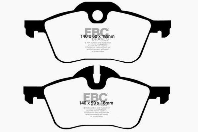 EBC DP31388C 02-03 Mini Hardtop 1.6 Redstuff Front Brake Pads
