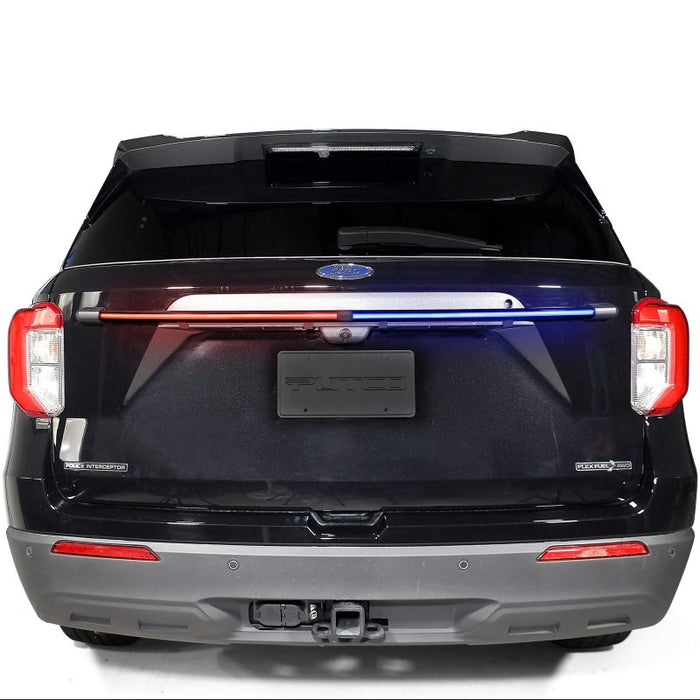 Putco 9001636 36In Red / Blue w/ 64 Strobe Patterns & White Over-Ride Light Bars E-Blades